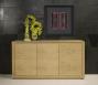 Buffet 3 portes Mathis ralis en Chne de style Contemporain Finition Chne Bross NATUREL